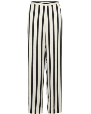 Soaked In Luxury Straight Trousers - Multicolore