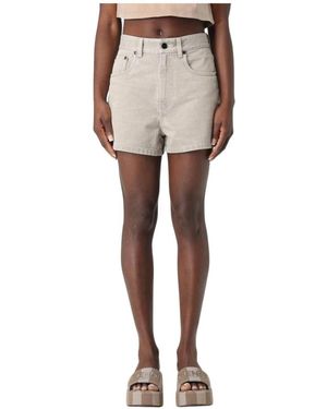 Fendi Denim Shorts - Natural