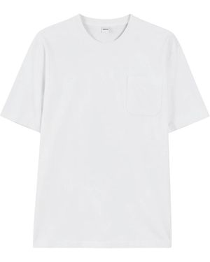 Aspesi Tops ,Wit ,Katoen Cotton Jersey T-Shirt