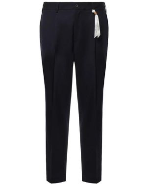 Santaniello Slim-Fit Trousers - Blue