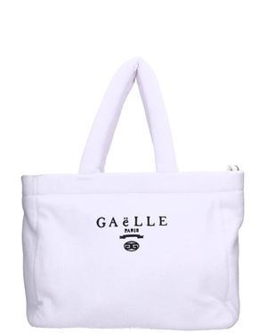 Gaelle Paris Tote Bags - Bianco