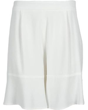 L'Autre Chose Casual Shorts - Blanco