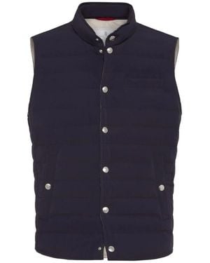 Brunello Cucinelli Vests - Blue