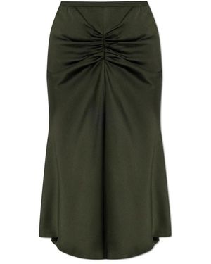 Victoria Beckham Midi Skirts - Green