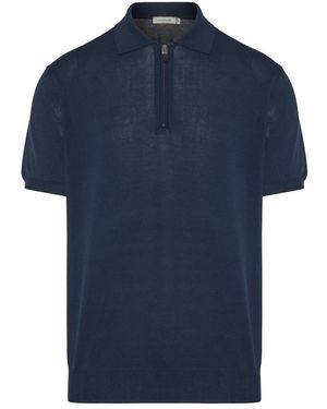 Canali Polo Shirts - Blue
