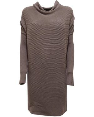 Armani Knitted Dresses - Brown