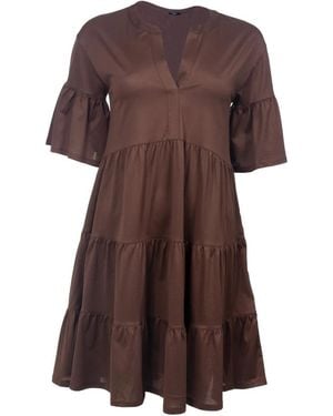 Weekend by Maxmara Midi Dresses - Marrón