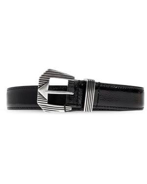 IRO Leren Riem Traytray - Zwart