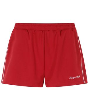 Sporty & Rich Short Shorts - Red
