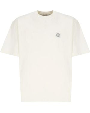 Stone Island T-Shirts - Blanc