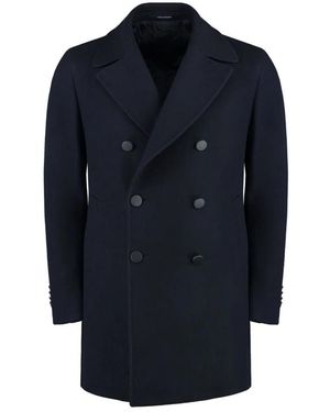 Tagliatore Jassen ,Blauw ,Wol Cappotto