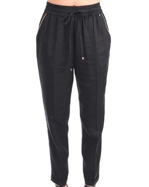 Kocca Zwarte Joggingbroek Met Elastische Tailleband - Blauw