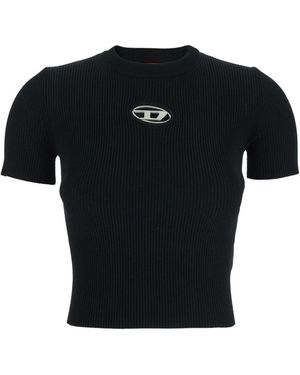 DIESEL Schwarze T-Shirts Und Polos Valari