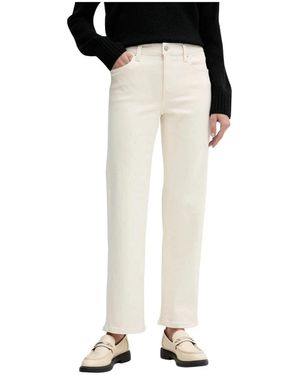 DKNY Mid-Rise Classic Straight With Mini Rhinestones - Zwart