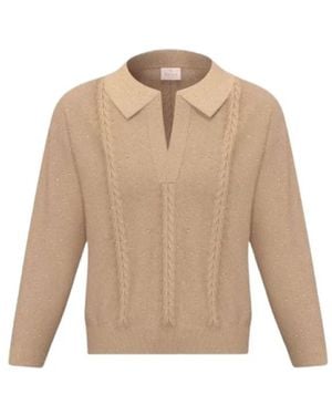 Marella V-Neck Knitwear - Neutro