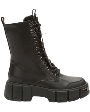 KEDDO Lace-Up Boots - Black