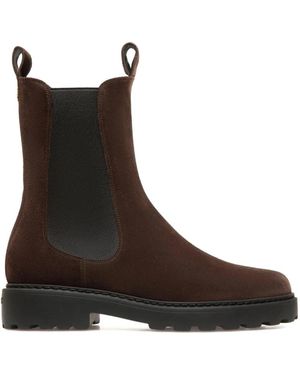 Bally Schoenen ,Bruin ,Suède Bootie