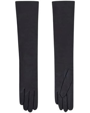Cortana Jin Long Lederhandschuhe - Schwarz