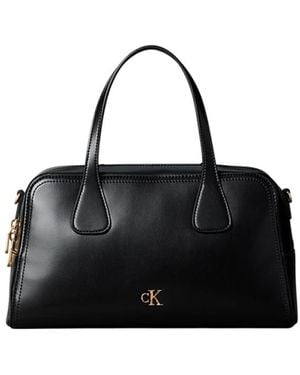 Calvin Klein Hardware Monogram Bowling Bag - Schwarz