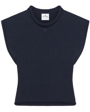 Courreges Sleeveless Tops - Blue