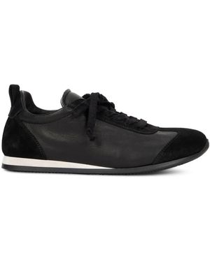 Uma Wang Leather Trainers Calfskin Trainers - Black