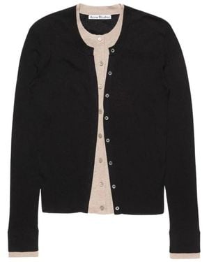 Acne Studios Truien & Vesten ,Zwart ,Wol Kalet Cardigan