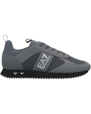 EA7 Schoenen ,Grijs ,Sneakers - Zwart