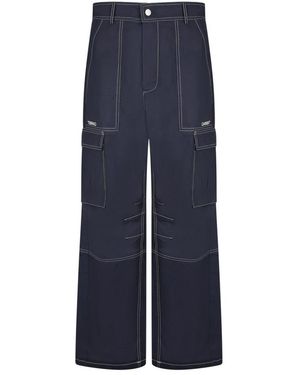 Carrera Wide Trousers - Azul