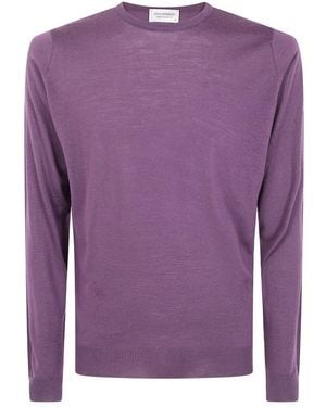 John Smedley Round-Neck Knitwear - Morado