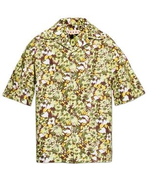 Marni Overhemd Met Korte Mouwen - Metallic