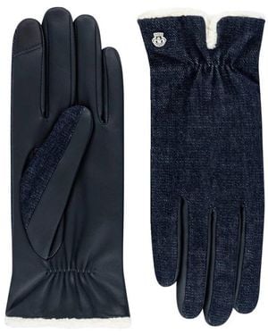Roeckl Sports Dunkelblaue Damenhandschuhe Stilvolles Design