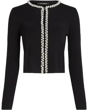 KARL LAGERFELD Cardigans - Negro