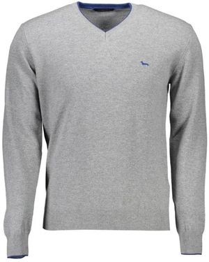 Harmont & Blaine V-Neck Knitwear - Grey