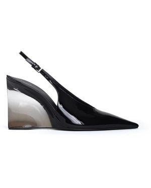 Alaïa Invisible Wedge Slingbacks - Blauw
