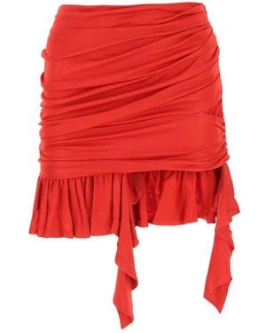 ANDREA ADAMO Short Skirts - Red