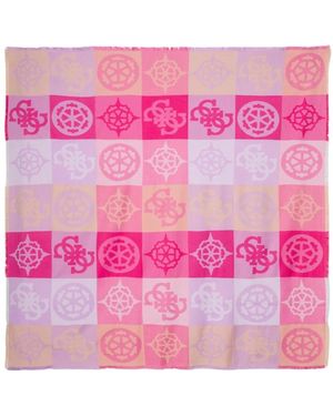 Guess Logo Print Schal - Pink