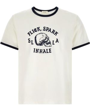 Second/Layer Leichtes Baumwoll-T-Shirt - Weiß