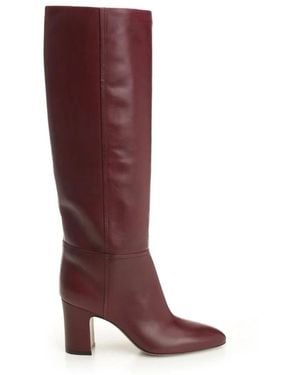 Paris Texas Heeled Boots - Rouge