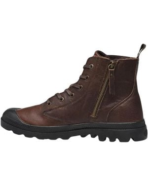 Palladium Lace-Up Boots - Marrón