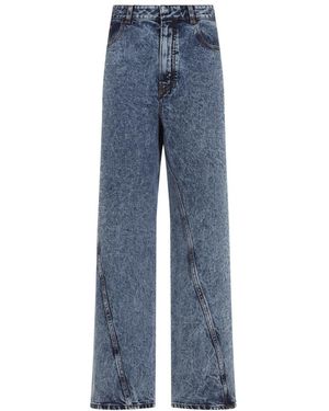 Alaïa Straight Jeans - Azul