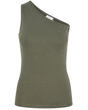 Kaffe Sleeveless Tops - Green