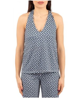 Luckylù Sleeveless Tops - Bleu
