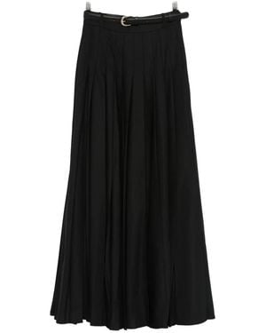 Self-Portrait Maxi Skirts - Black