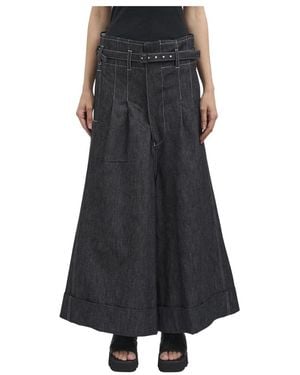Junya Watanabe Wide Jeans - Black