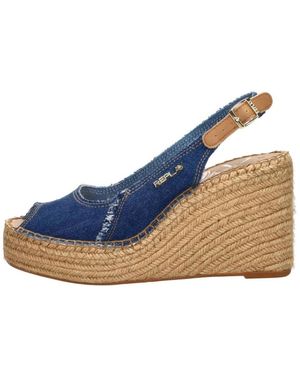 Replay Schoenen ,Blauw ,Jess Sling Sandal Touwzool