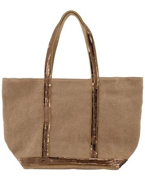 Vanessa Bruno Tassen ,Bruin ,Polyester M Zipped Cabas Tote