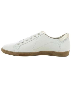 Mobils Schoenen ,Wit ,Leer Hawai Sneaker