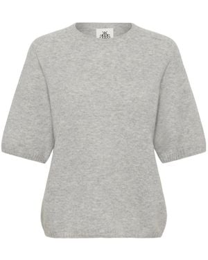 Karen By Simonsen Round-Neck Knitwear - Grigio