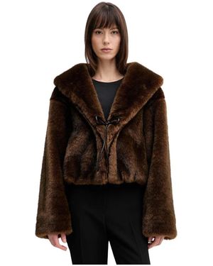 Nanushka Faux Fur & Shearling Jackets - Nero