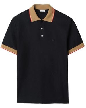 Burberry Polo Shirts - Negro